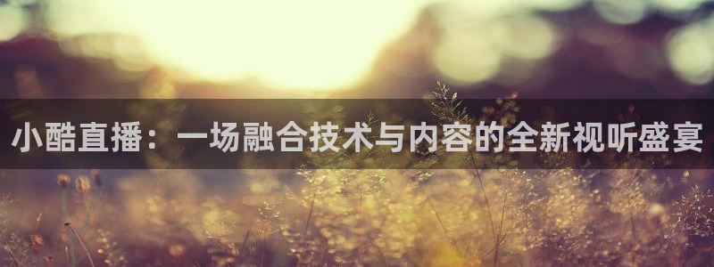 nba黑白体育直播：小酷直播：一场融合技术与内容的全新视听盛宴