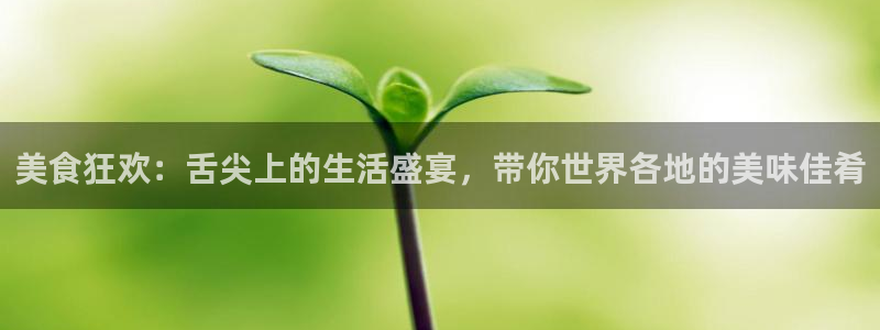 黑白体育免费直播：美食狂欢：舌尖上的生活盛宴，带你世界各地的美味佳肴